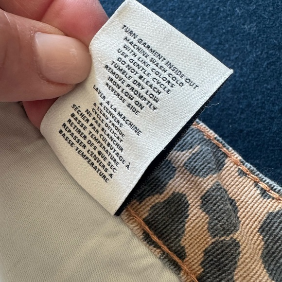 Leopard Print Denim Shorts by OAT NY🔥Get in on the trend🔥 zoom in for details!! - Picture 11 of 12